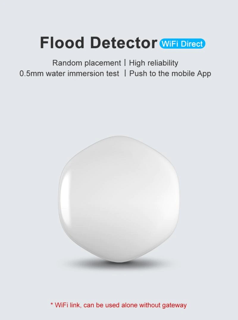 Water Immersion Sensor Flood Water Leak Detector